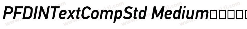 PFDINTextCompStd Medium字体转换